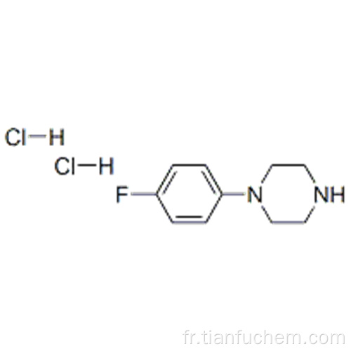 Dichlorhydrate de 1- (4-fluorophényl) pipérazine CAS 64090-19-3